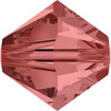 Бусина стеклянная 5328 цветн. 4 мм в пакете кристалл розовый персик (padparadscha 542) Фото 1.