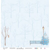 Бумага для скрапбукинга Mr.Painter PSR 200902 Зима в городе N 190 г/кв.м 30.5 x 30.5 см 3 Фото 2.