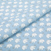 Ткань для пэчворка PEPPY МОЛОЧНЫЕ СНЫ ФЛАНЕЛЬ 100 x 110 см 175 г/кв.м ± 5 100% хлопок МС-22 голубой Фото 2.