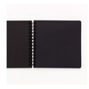 Малевичъ Блокнот для графики GrafArt Total Black 150 г/м2 19 х 19 см на спирали 60 л. черный 401218 Фото 7.