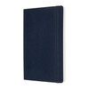 Moleskine Блокнот CLASSIC SOFT DOUBLE Large 1487898 ( 130х210 мм) 96 л. линия/без линовки синий Фото 2.