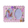 PLATINUM Фоторамка детская 2 фото, металлическая со стразами 2 х 23 см PINK PF10664P Фото 1.