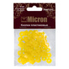 Кнопка Micron POM-12 FL Кнопки пластиковые пластик d 12 мм 15 шт. № 006 желтый Фото 2.