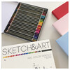 Bruno Visconti Скетч карандаши цветные SKETCH&ART заточенный 24 цв. 30-0042 Фото 6.