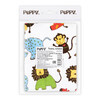 PEPPY Плюш BORN TO BE WILD 48 x 48 см 440 г/кв.м ± 5 100% полиэстер buddies multi Фото 2.