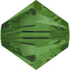 Шыныдан жасалған моншақ 5328 түрлі-түсті 4 мм пакетте кристалл жарқын жасыл (fern green 291) Фотосурет 1.
