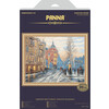 Набор для вышивания PANNA Золотая серия GM-7426 Зимняя мостовая 40 х 30 см Фото 2.