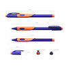 ErichKrause Ручка шариковая ErgoLine® Kids Ultra Glide Technology 0.35 мм 2 шт. 58525 оранжевая грип-зона цвет чернил: синий Фото 4.