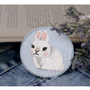 Набор для вышивания PANNA Живая картина JK-2164 Брошь. Крольчонок 6.5 х 6.5 см Фото 1.