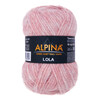 Пряжа ALPINA LOLA 55% акрил, 31% полиамид, 14% альпака 50 г 115 м №01 белый Фото 2.