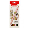 Bruynzeel Brushpen набор двухсторонних линеров 6 цв. 60325106 0.4 мм Токио Фото 1.