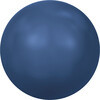 Бусина стеклянная 5810 4 мм в пакете под жемчуг кристалл т.голубой (lapis 717) Фото 1.