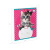 ErichKrause 45068 Тетрадь Cool Cat A5+ 170х203 мм 12 л. на скрепке 60 г/кв.м клетка Фото 9.