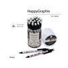 Bruno Visconti Карандаш механический с ластиком HappyGraphix 0.7 мм 21-0042/02 Мультики.Золотая сова Фото 2.