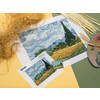 Набор для вышивания PANNA Золотая серия MET-7347 Пшеничное поле с кипарисами 38 х 30 см Фото 4.