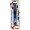 Pentel Набор ручка шариковая Feel it!, металлич. наконечник, 3-х гран. зона захвата, в блистере d 0.5 мм 2 шт. XBX485-CC цвет чернил: синий Фото 1.