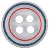 Пуговица рубашечная/блузочная Gamma TAY 004 32  ( 20 мм) № D839/D818 грязно-синий/светло-красный Фото 2.
