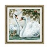 Набор для вышивания RIOLIS Сотвори Сама 1726 Белые лебеди 25 х 25 см Фото 1.