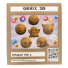 QBRIX Картонный 3D конструктор Эмодзи Ver. 2 20080 Фото 1.