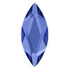 Страз неклеевой 2201 цветн. 8 х 3.5 мм кристалл в пакете синий (sapphire 206) Фото 1.
