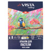 VISTA-ARTISTA Альбом для пастели PCPS-A4 160 г/м2 A4 21 х 29.7 см склейка с одной стороны 18 л. 6 цв. светлые тона Фото 1.
