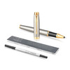PARKER Ручка роллер IM Core Brushed Metal GT 0.8 мм 1828770 в подарочной коробке цвет чернил: черный Фото 5.