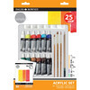 Краска акриловая Daler Rowney набор Simply 12 цв. х 12 мл 126500410 Фото 1.