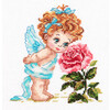 Набор для вышивания Чудесная Игла 035-09 Ангел нашего счастья 12 х 14 см Фото 1.