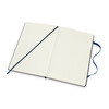 Moleskine Блокнот CLASSIC DOUBLE Large 1487893 ( 130х210 мм) 120 л. линия/без линовки синий Фото 4.