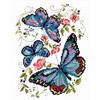 Набор для вышивания Чудесная Игла 042-03 Синие бабочки 15 х 18 см Фото 1.