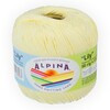 Пряжа ALPINA LILY 100% мерсеризованный хлопок 50 г 175 м №176 бл.желтый Фото 2.