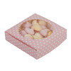 S-CHIEF CBC-015 Коробка с окном для печенья 11.5 x 11.5 x 3 см №1 Горошек розовый Фото 4.