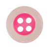 Пуговица рубашечная/блузочная Gamma DX 0054 18  ( 11 мм) №001/397 белый/розовый Фото 1.