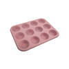 Форма металлическая S-CHIEF FPC-0044 для кексов, маффинов, капкейков 35 х 26.5 см розовый Фото 1.