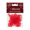 Кнопка Micron POM-15 Кнопки пластиковые пластик d 15 мм 15 шт. № 003 красный Фото 2.