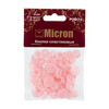 Кнопка Micron POM-15 Кнопки пластиковые пластик d 15 мм 15 шт. № 004 розовый Фото 2.