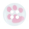 Пуговица детская Gamma AY 9920 20  ( 12 мм) №001/513 белый/розовый Фото 1.