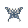 Gamma Термоаппликация №15 №1432B бабочка голубая 6х8 см Фото 1.