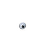 HobbyBe MER-3 Глаза круглые с бегающими зрачками d 3 мм черно-белые Фото 2.