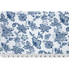  "Shannon Fabrics" EMBRACE 100%  100  125  Shannon Fabrics garden toile cobalt