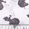 Ткань PEPPY Ткань муслиновая EMBRACE 100% хлопок 100 х 125 см Shannon Fabrics elephants silver Фото 5.