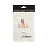 ILIKEGIFT Обложка для паспорта mix ( 13.5х10 см) Miusli Owls 15020 Фото 2.