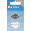 PRYM 403791 Эмблемы Handmade для пришивания 2 шт. черная / белая Фото 1.