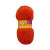 Пряжа Семеновская  МШФ _Roving felt (Валя) 100% шерсть 50 г 50 м 0670 ; морков. Фото 1.