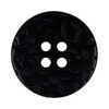 Пуговица костюмная с проколами Gamma GX 0035 24  ( 15 мм) №008/008 черный/черный Фото 1.