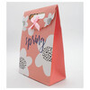 ILIKEGIFT Пакет подарочный 18 х 24 х 15 см Big flowers, red 94P-1467-M-3-04 Фото 2.
