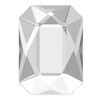 Желімделген жапсырмалы моншақ 2602 Crystal 8 х 5.5 мм кристалл пакетте ақ (Crystal F 001) Фотосурет 1.