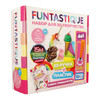 FUNTASTIQUE Набор для 3Д творчества FUNTASTIQUE 3D-ручка CLEO с подставкой + PLA-пластик 10 цветов + светящийся PLA-пластик 3 цвета + Книжка с трафаретами для девочек SET-15325-GIRLS Фото 2.