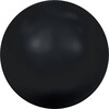 Бусина стеклянная 5810 4 мм в пакете под жемчуг кристалл черный (mystic black 335) Фото 1.