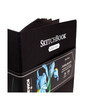 Малевичъ Блокнот для графики GrafArt Total Black 150 г/м2 19 х 19 см Склейка 20 л. черный 401217 Фото 6.
